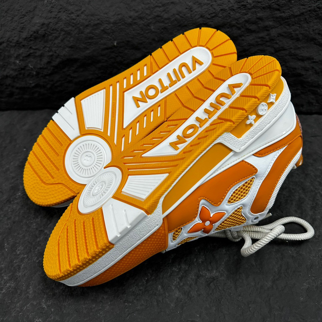 UA LV Trainer Skate Sneaker Yellow White