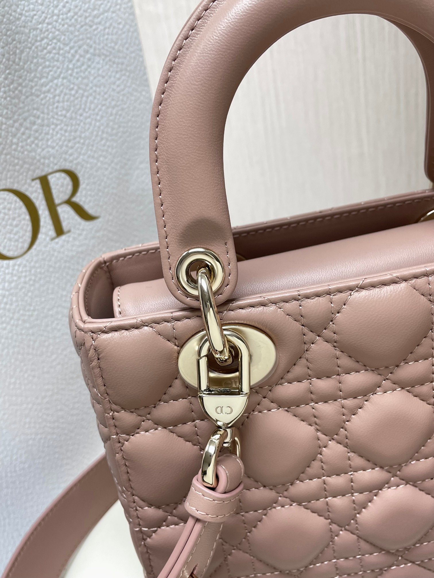 Small Lady D10r My ABCD10r Bag Blush 8 x 6.5 x 3 inches