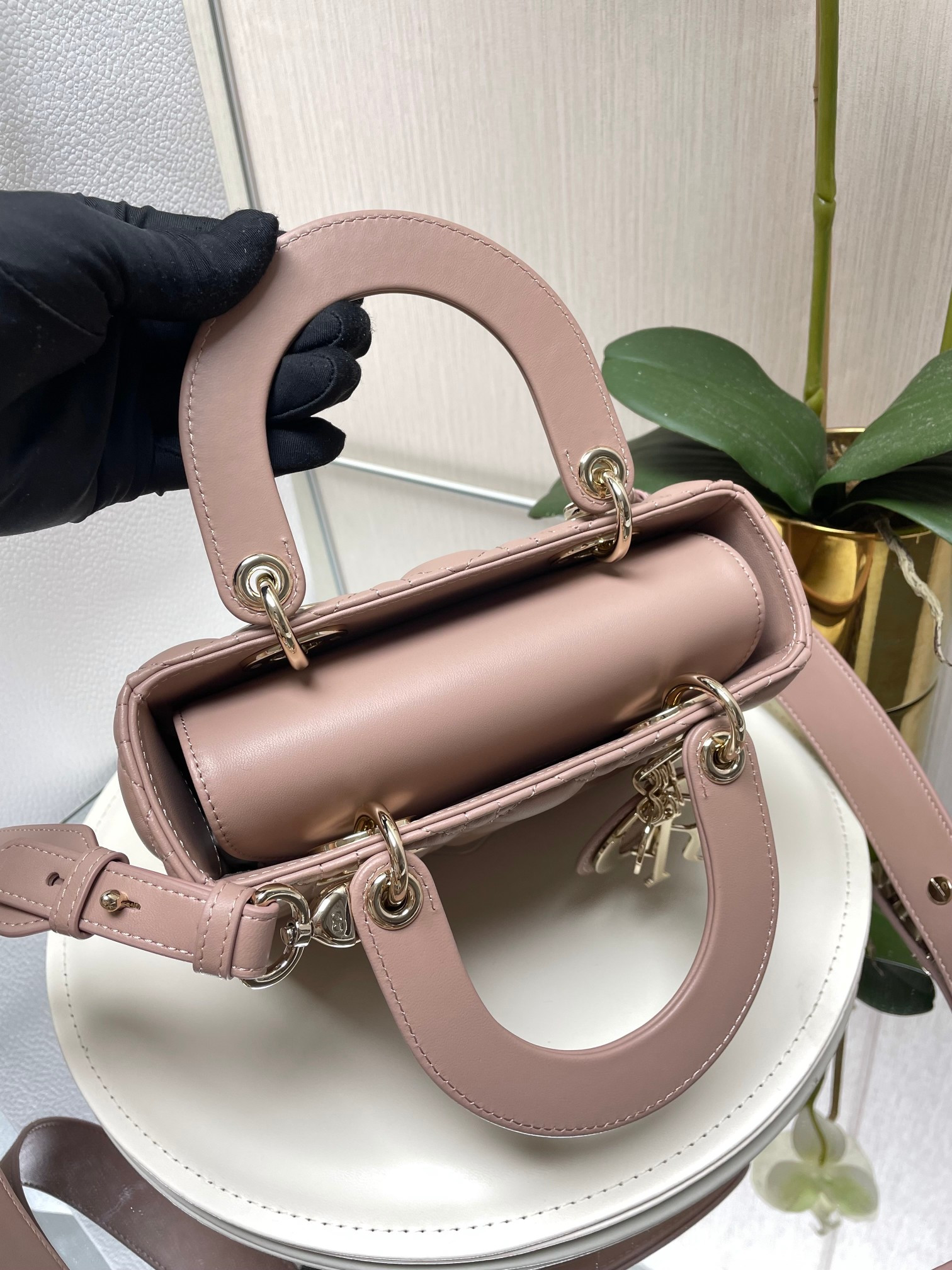 Small Lady D10r My ABCD10r Bag Blush 8 x 6.5 x 3 inches