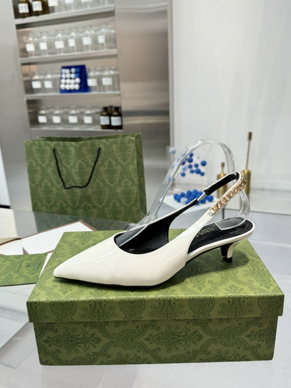 Gvc*1 SIGNORIA SLINGBACK PUMP mid-heel shoes