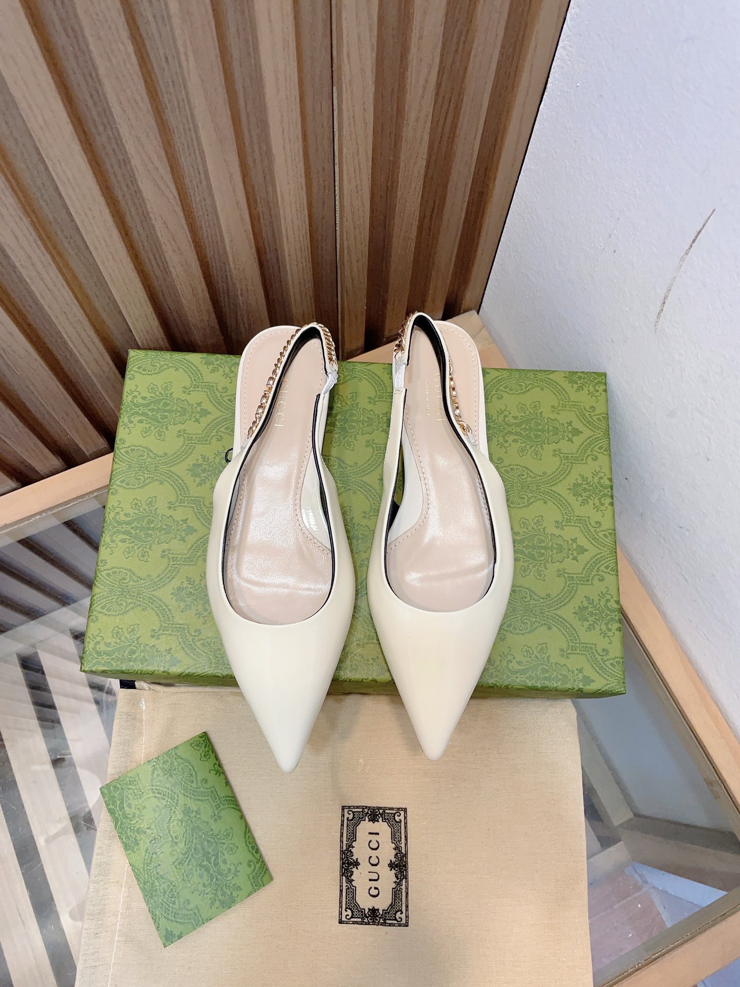 Gvc*1 SIGNORIA SLINGBACK PUMP flat shoes