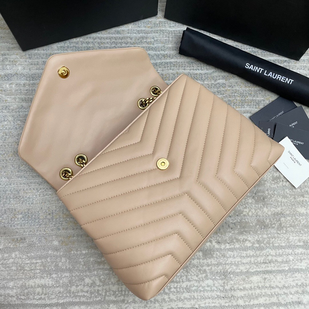 Y51 LOULOU MEDIUM IN QUILTED LEATHER 32x22x9cm