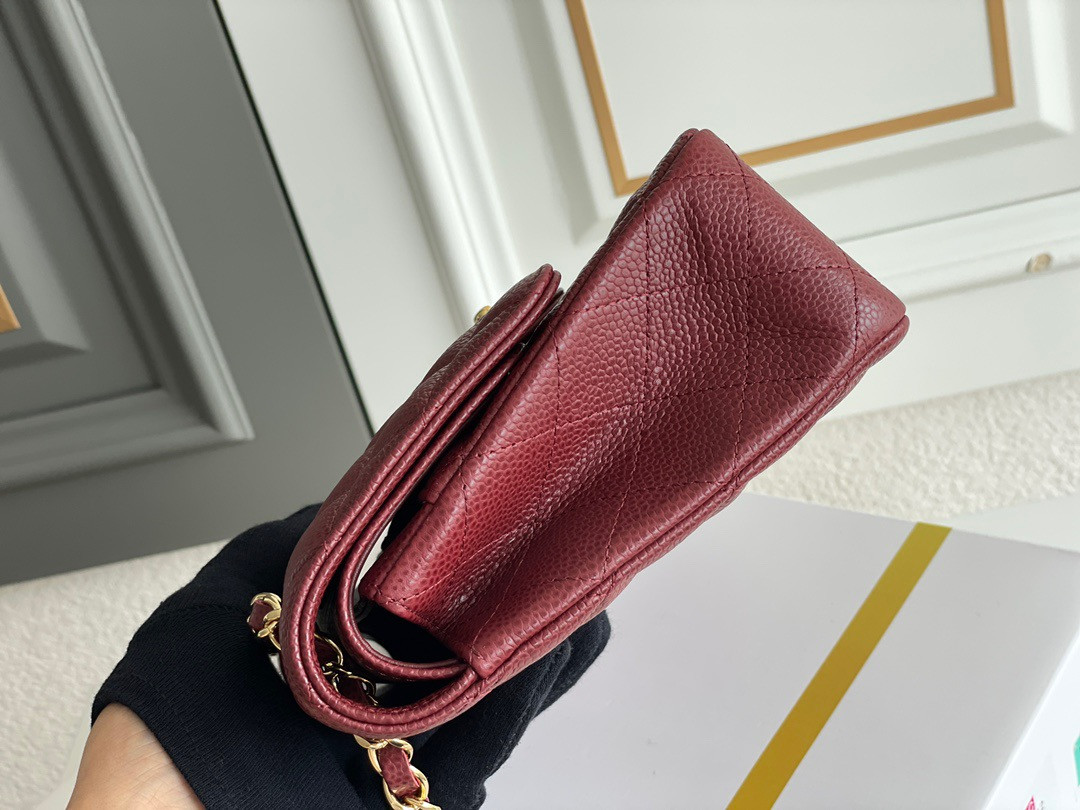 Ch**el CLASSIC HANDBAG 15.5 × 25.5 × 6.5 cm