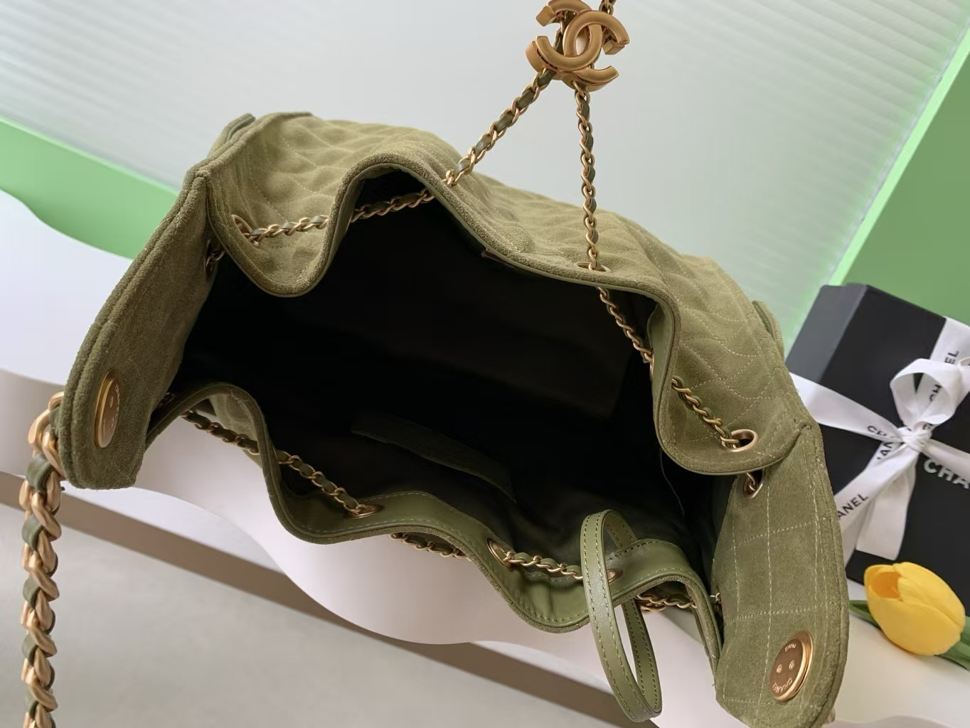 Ch**el 25C Bucket BAG 40x30x15cm