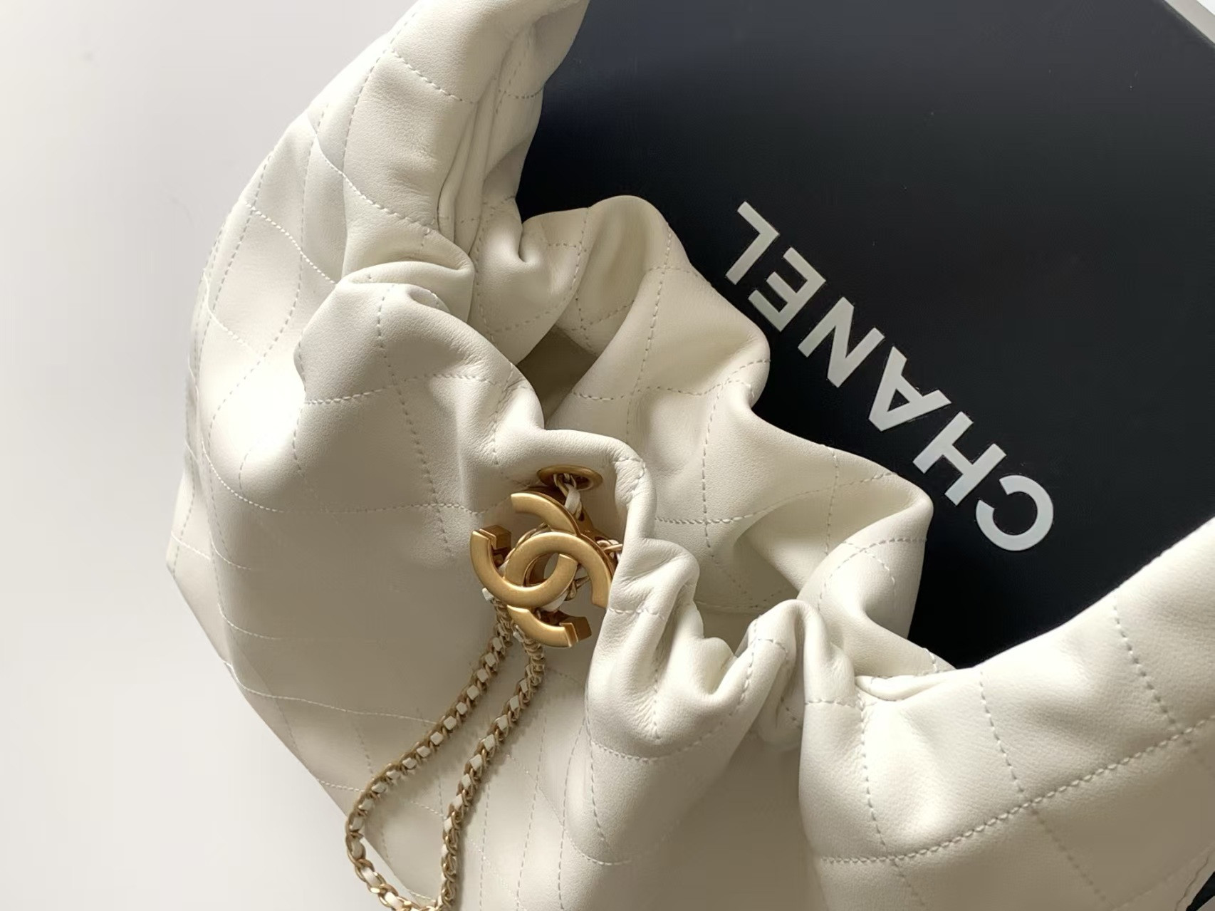 Ch**el Large Hobo Bag 30x12x45cm