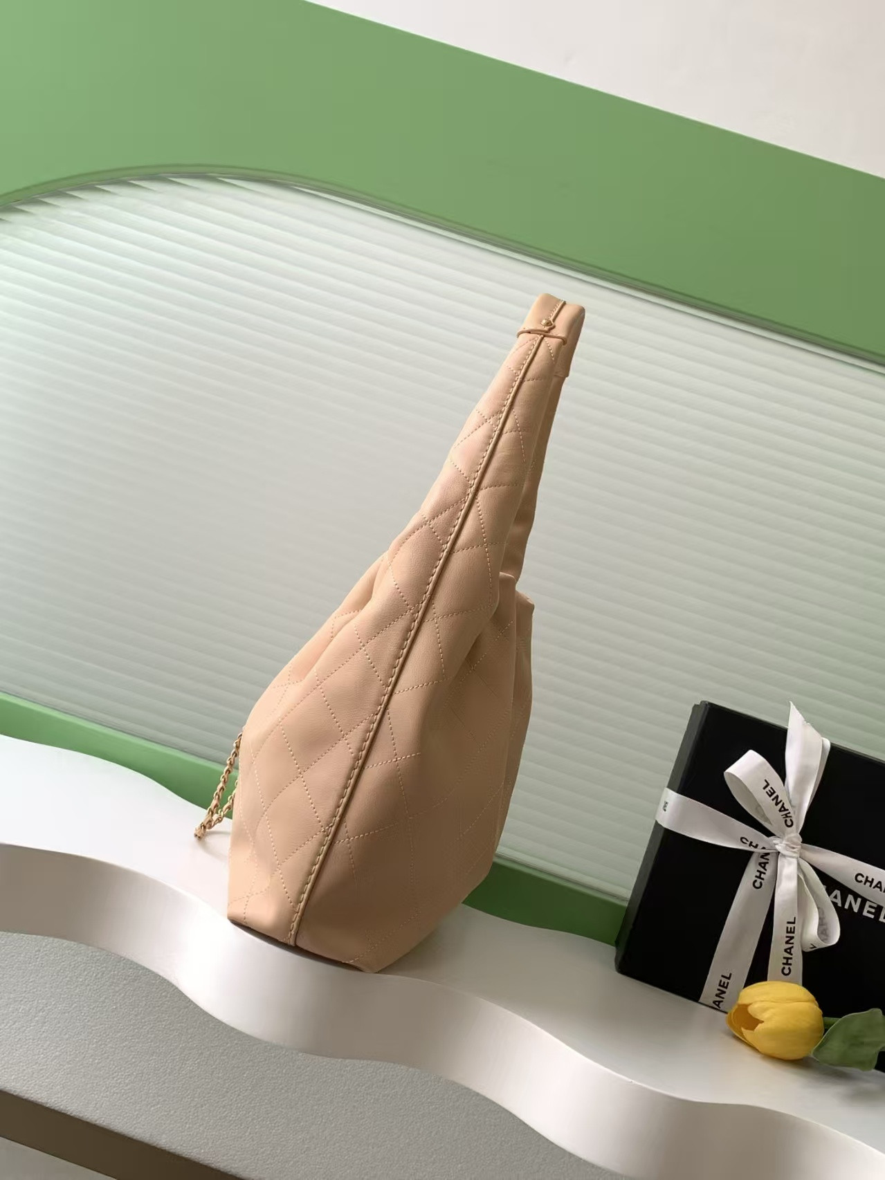 Ch**el Large Hobo Bag 30x12x45cm