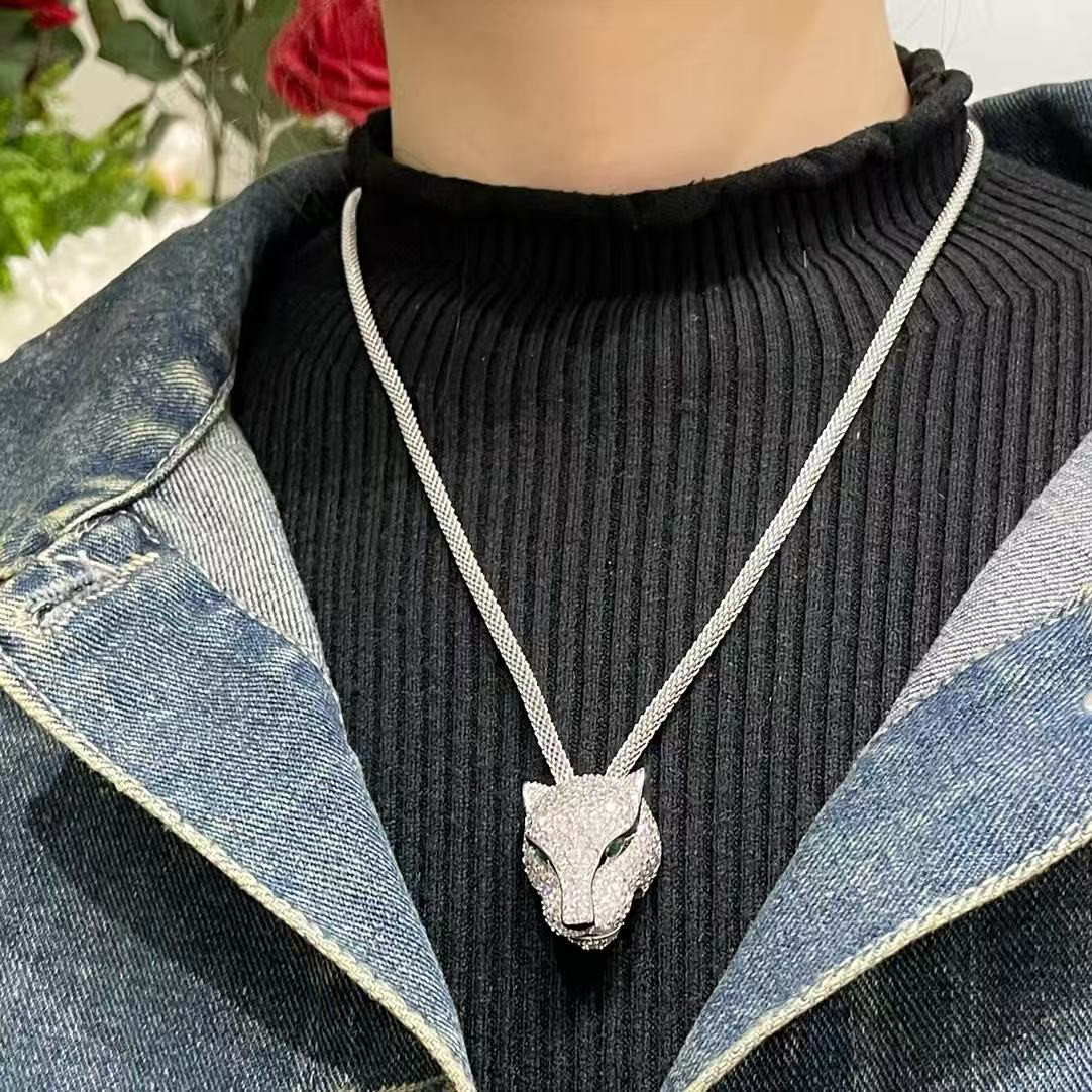 Cartier Panthère de Cartier Paved Necklace