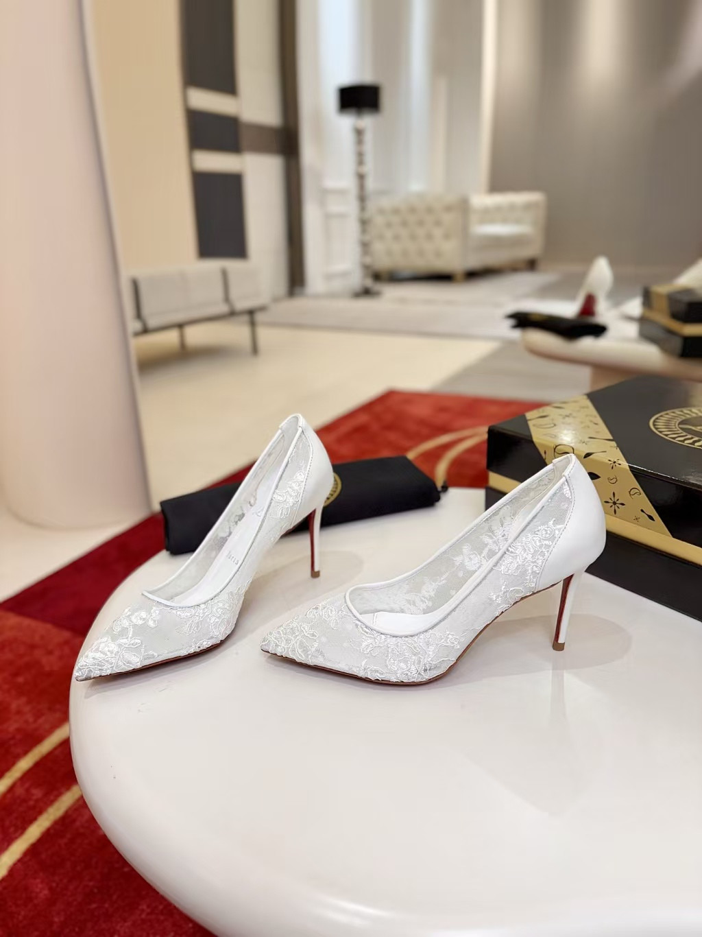 ua Chr1st1an louboutin miss z mesh pumps