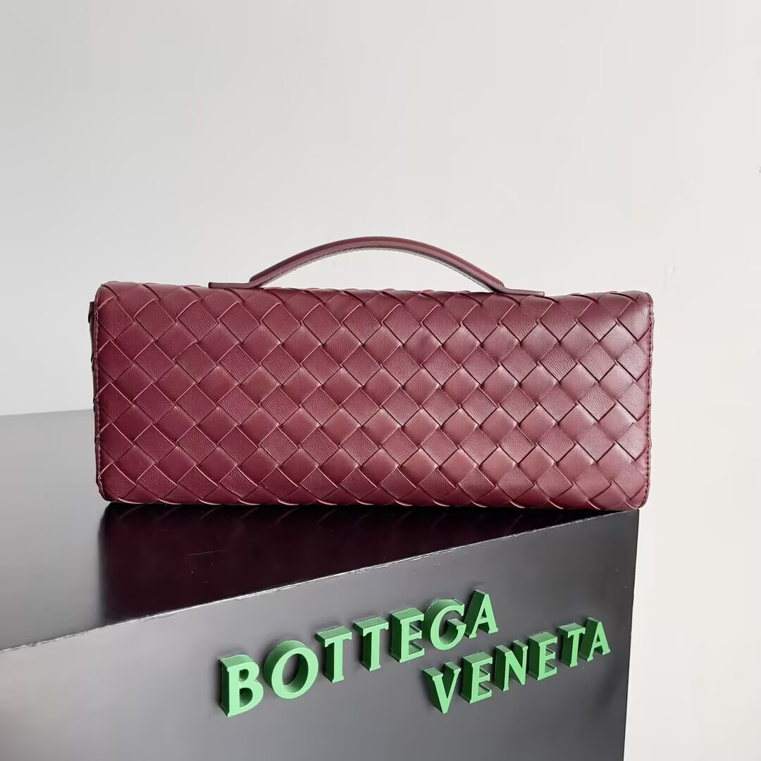B0tt*ga Ven*ta Long Clutch Andiamo With Handle Fondant 31x13x3cm