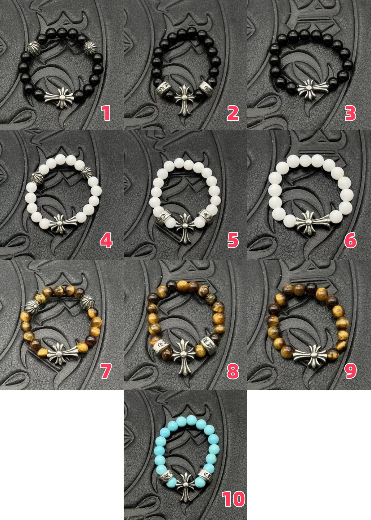 Ch*0me He**ts 4mm Beaded Ring