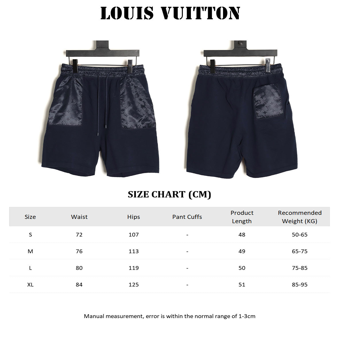 l0vis Vvtt0n lv knitting shorts suit