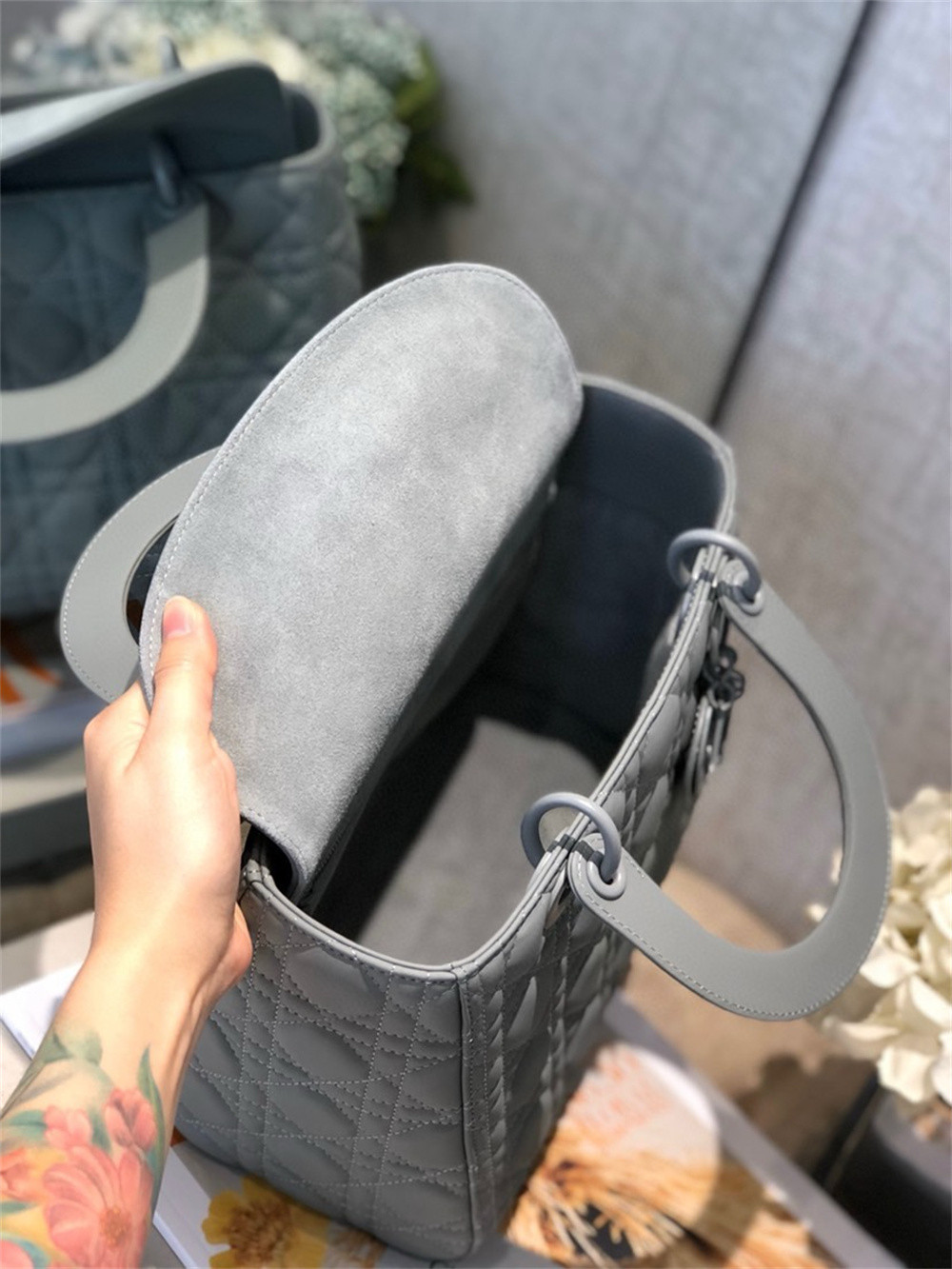 Medium Lady D10r Bag  9.5 x 8 x 4.5 inches