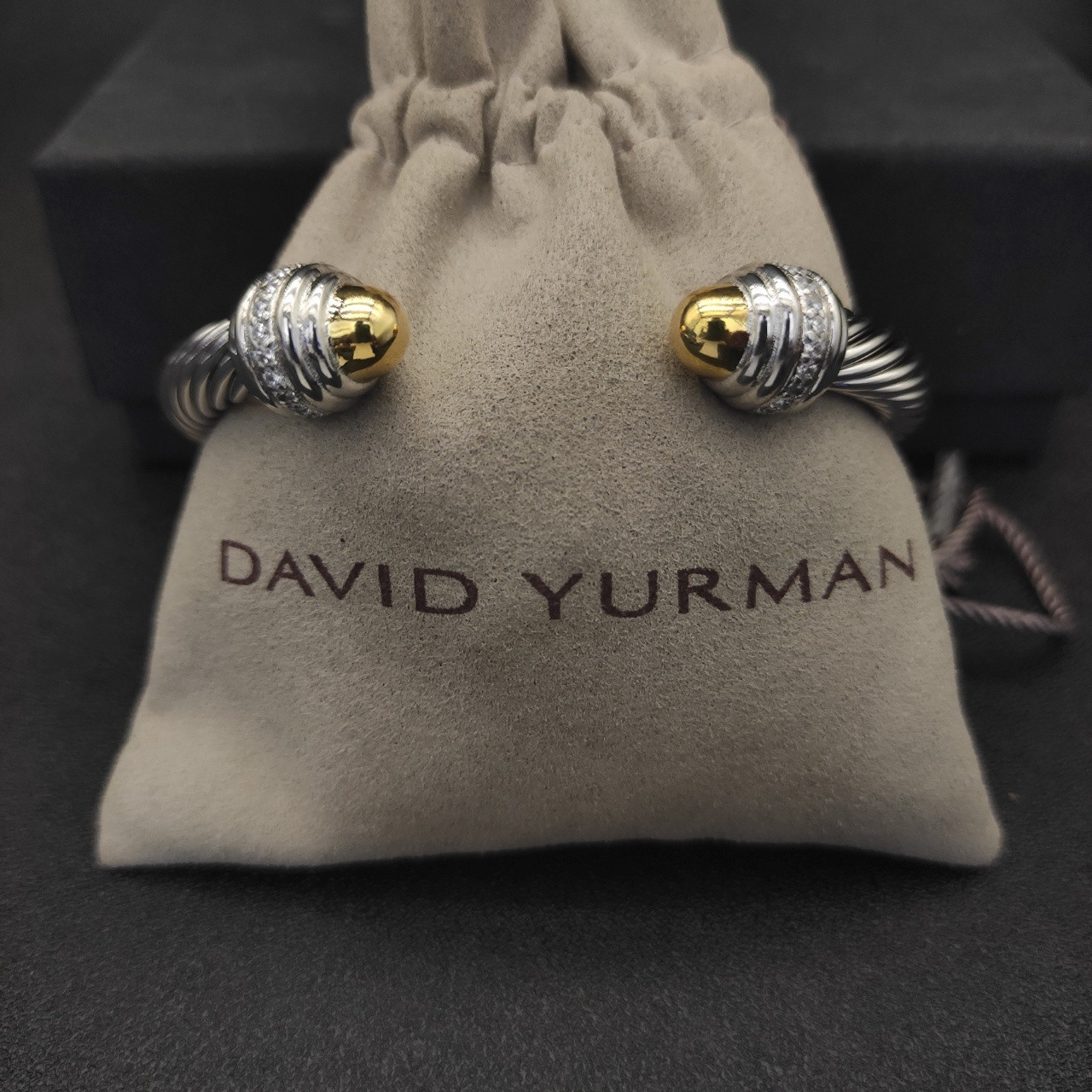 David Yurman 7mm Wrap Bracelet(wrist circumference 15-20cm)