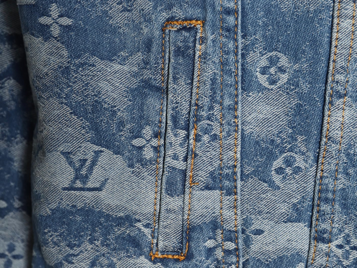 L0vis Vvtt0n LV Denim Jacket Suit