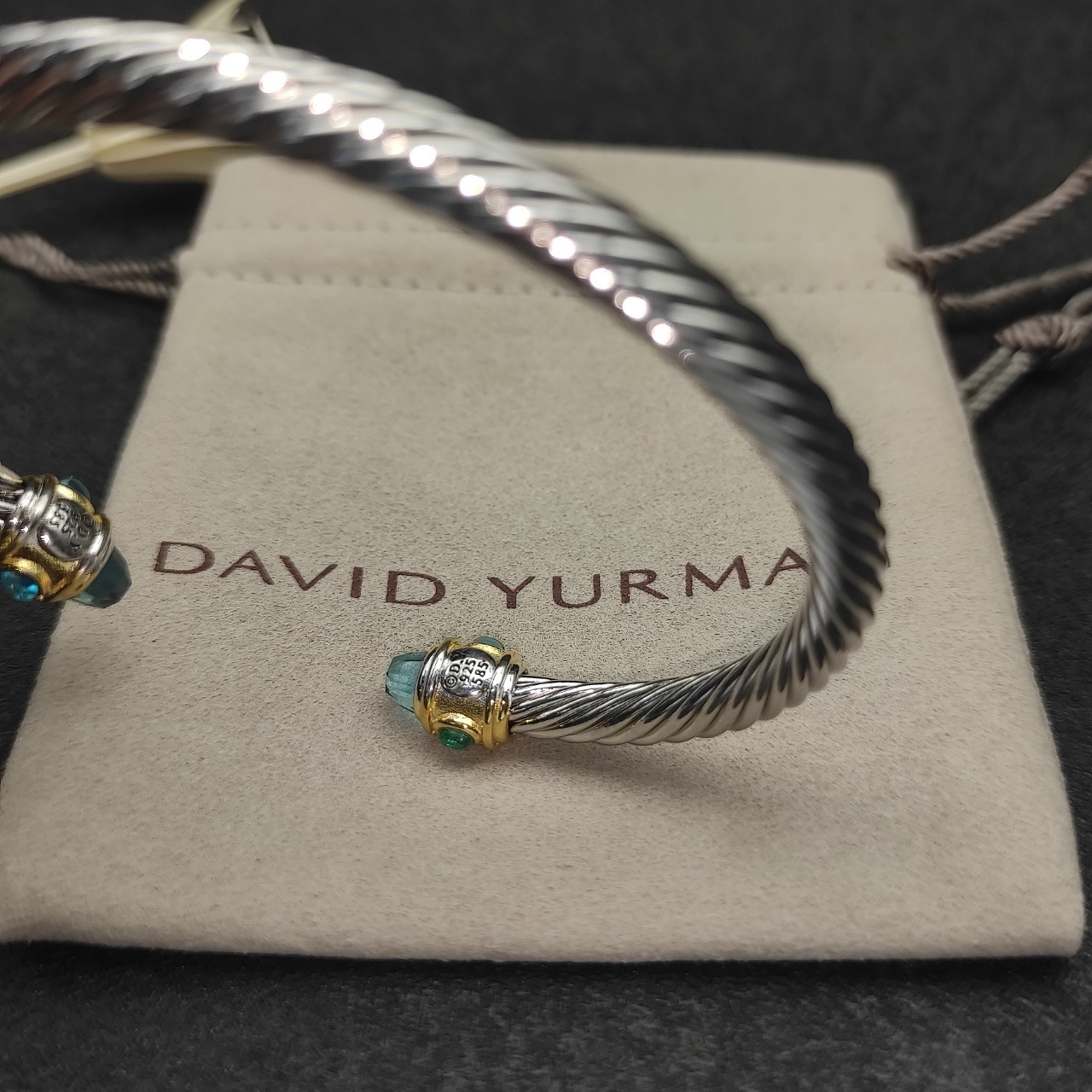 David Yurman 5mm Wrap Bracelet(wrist circumference 15-20cm)