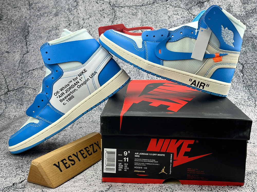 UA AIR JORDAN 1 X OFF-WHITE NRG "OFF WHITE UNC"
