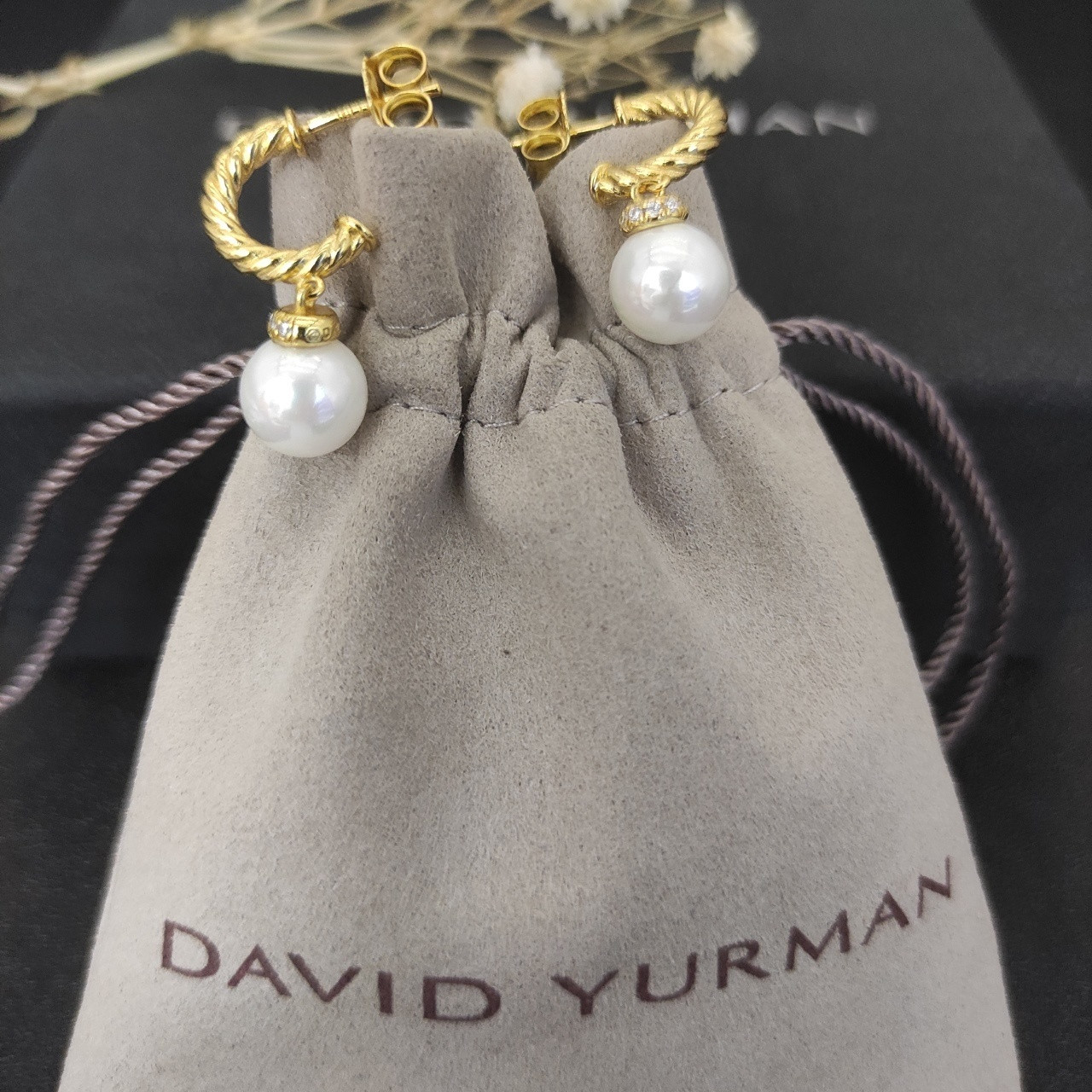 David Yurman pearl Earrings