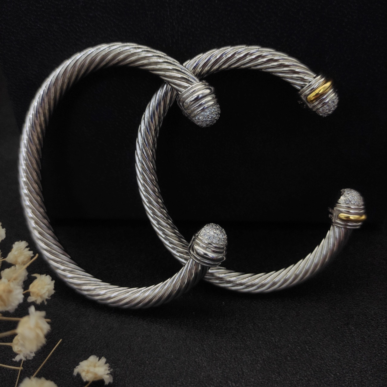 David Yurman 7mm Wrap Bracelet(wrist circumference 15-20cm)