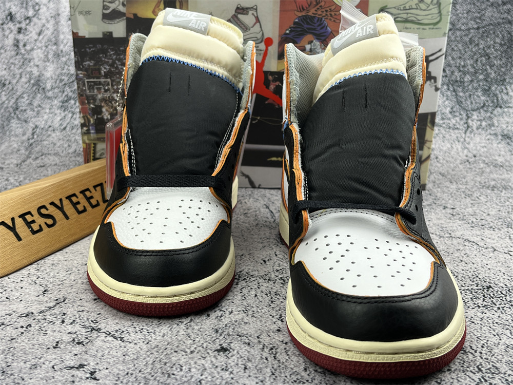 UA UNION x AIR JORDAN 1 RETRO HIGH OG NRG BLACK TOE