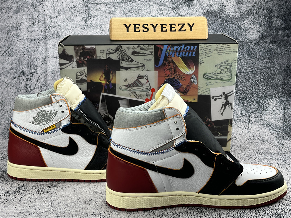 UA UNION x AIR JORDAN 1 RETRO HIGH OG NRG BLACK TOE