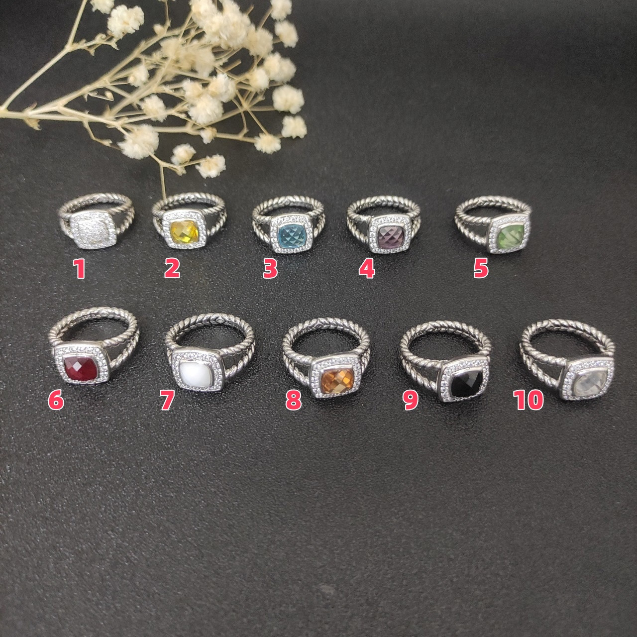 David Yurman Square D1am0nd Ring