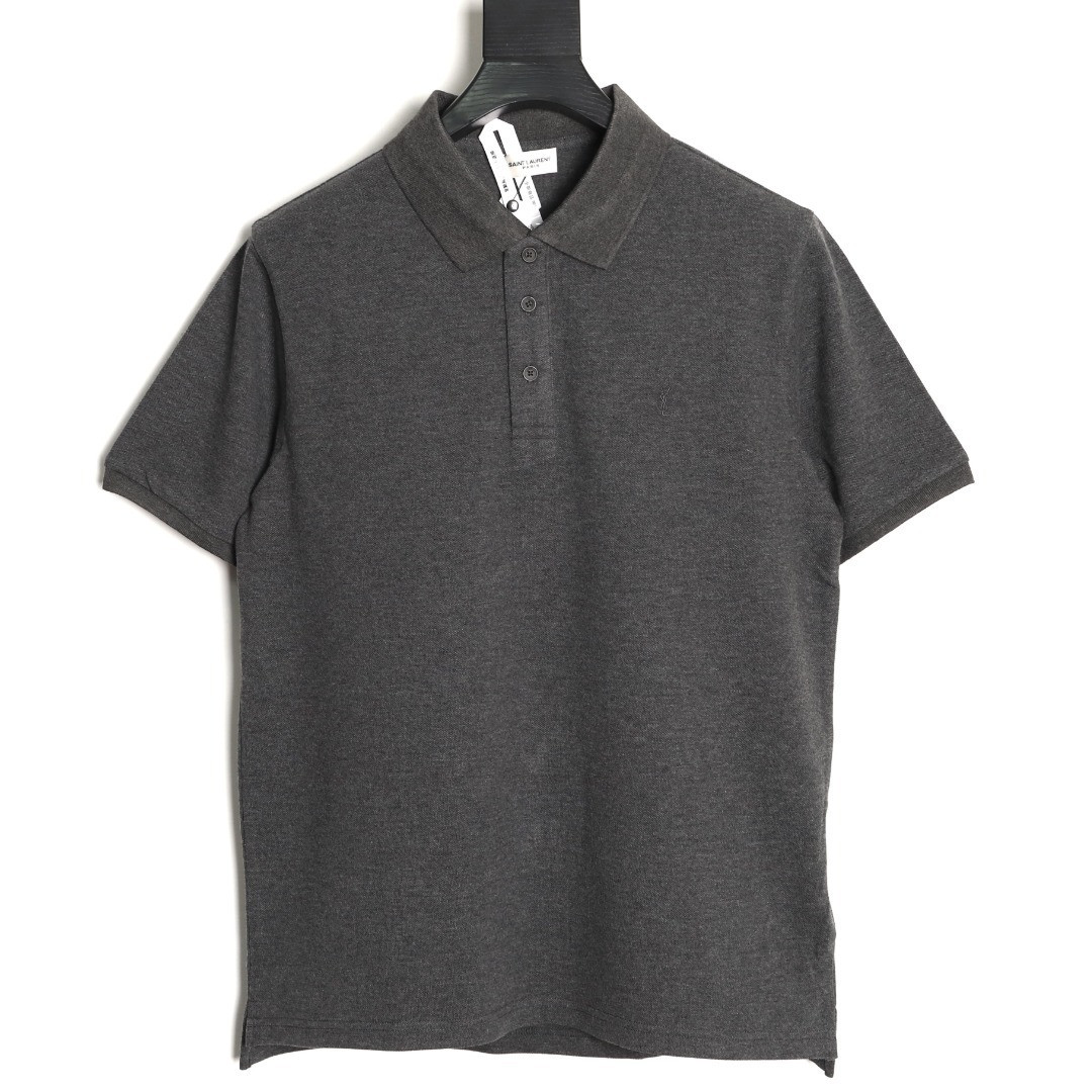 Sa1nt Lau*nt y51 short-sleeved polo shirt