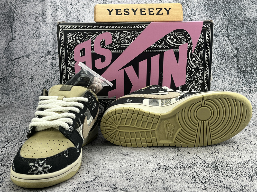 UA TRAVIS SCOTT X DUNK LOW PREMIUM QS SB 