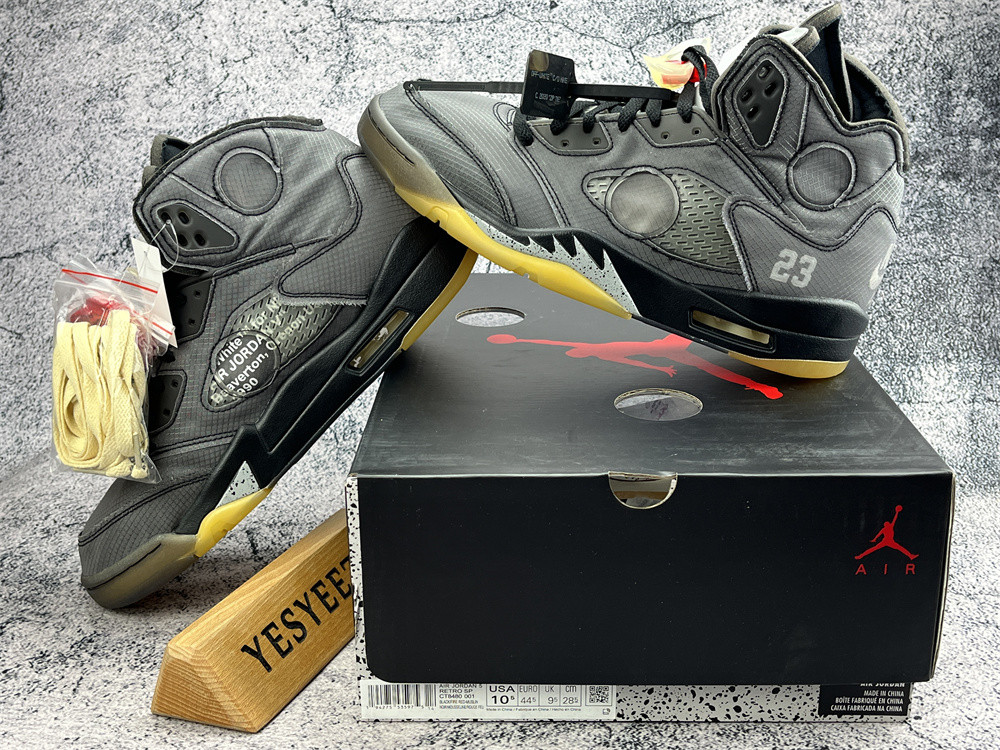 UA AIR JORDAN 5 RETRO SP "OFF-WHITE"