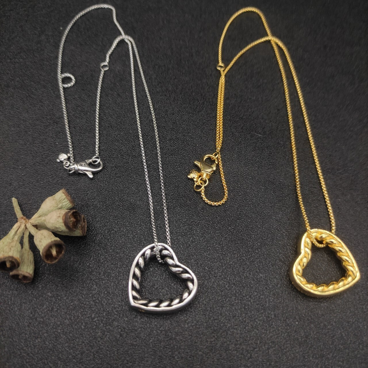 David Yurman Heart Necklace(Chain length 45+5cm delay chain Chain thickness 1.5mm)