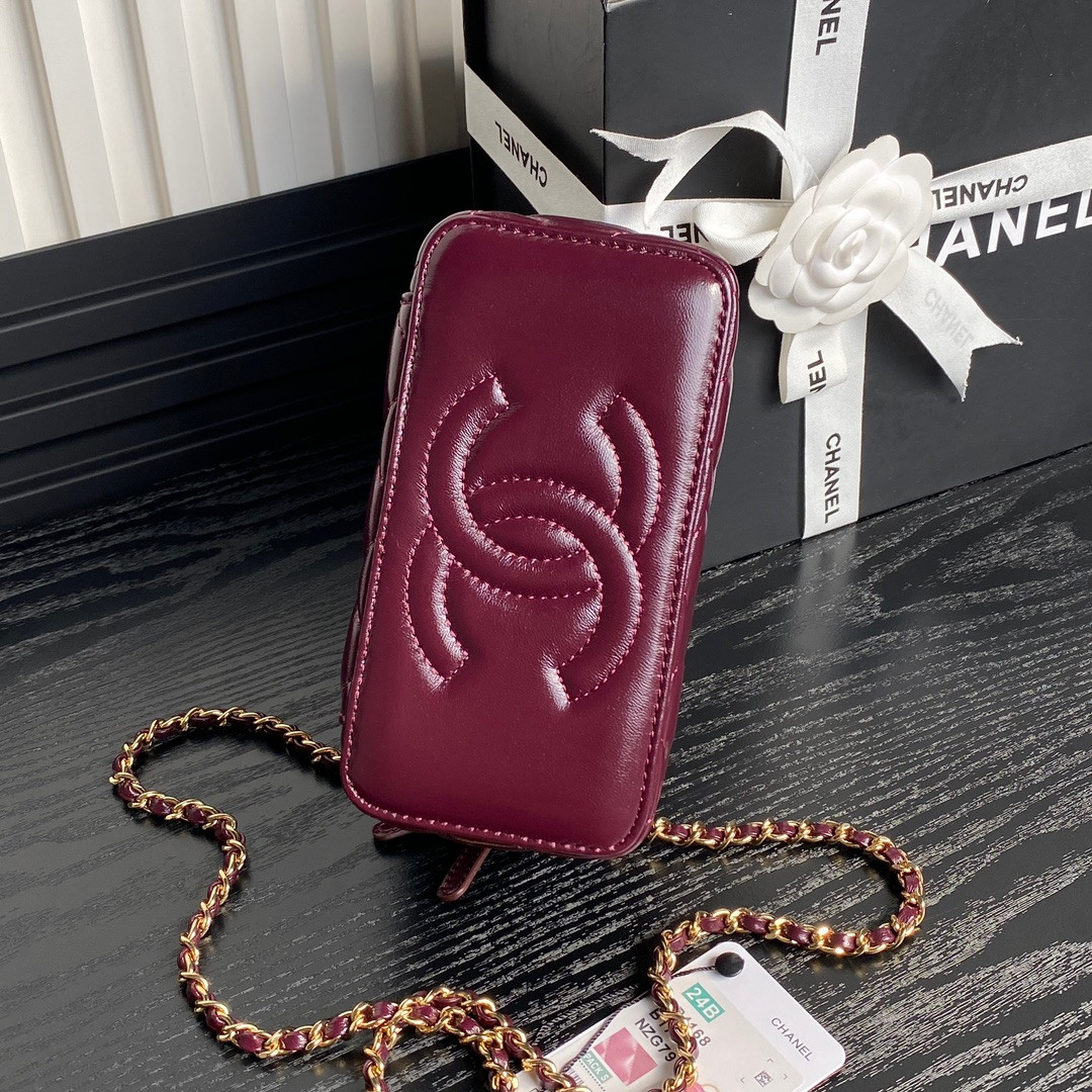 Ch**el Clutch With Chain 9.5x 17x 8CM