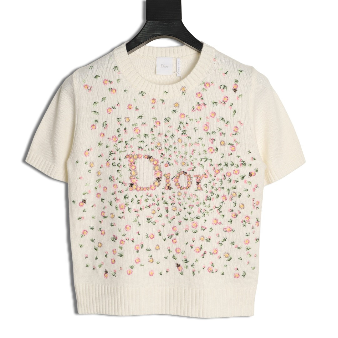 D10r 26ss women's knitting short-sleeved t-shirt