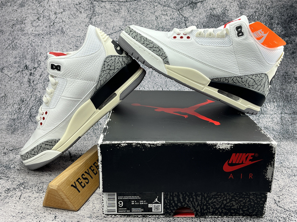 UA AIR JORDAN 3 RETRO "WHITE CEMENT REIMAGINED"