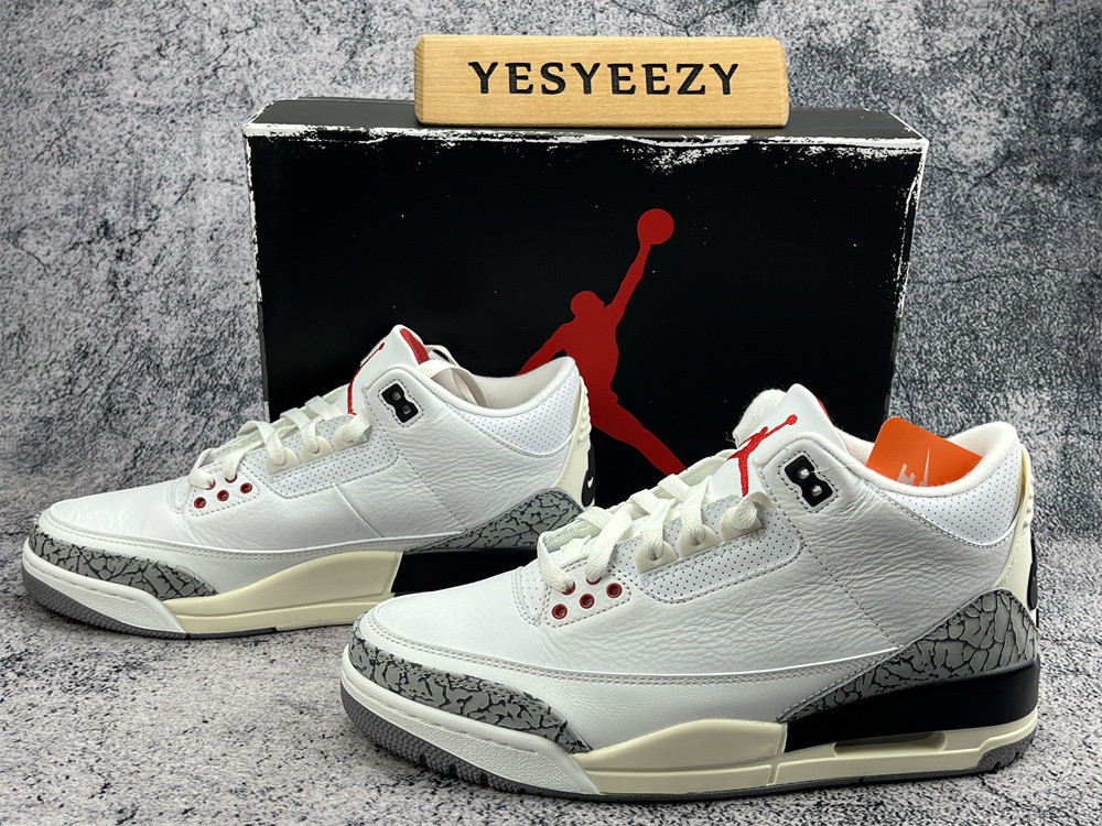 UA AIR JORDAN 3 RETRO "WHITE CEMENT REIMAGINED"