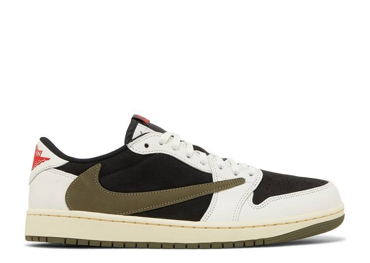UA TRAVIS SCOTT X WMNS AIR JORDAN 1 LOW OG 'OLIVE'
