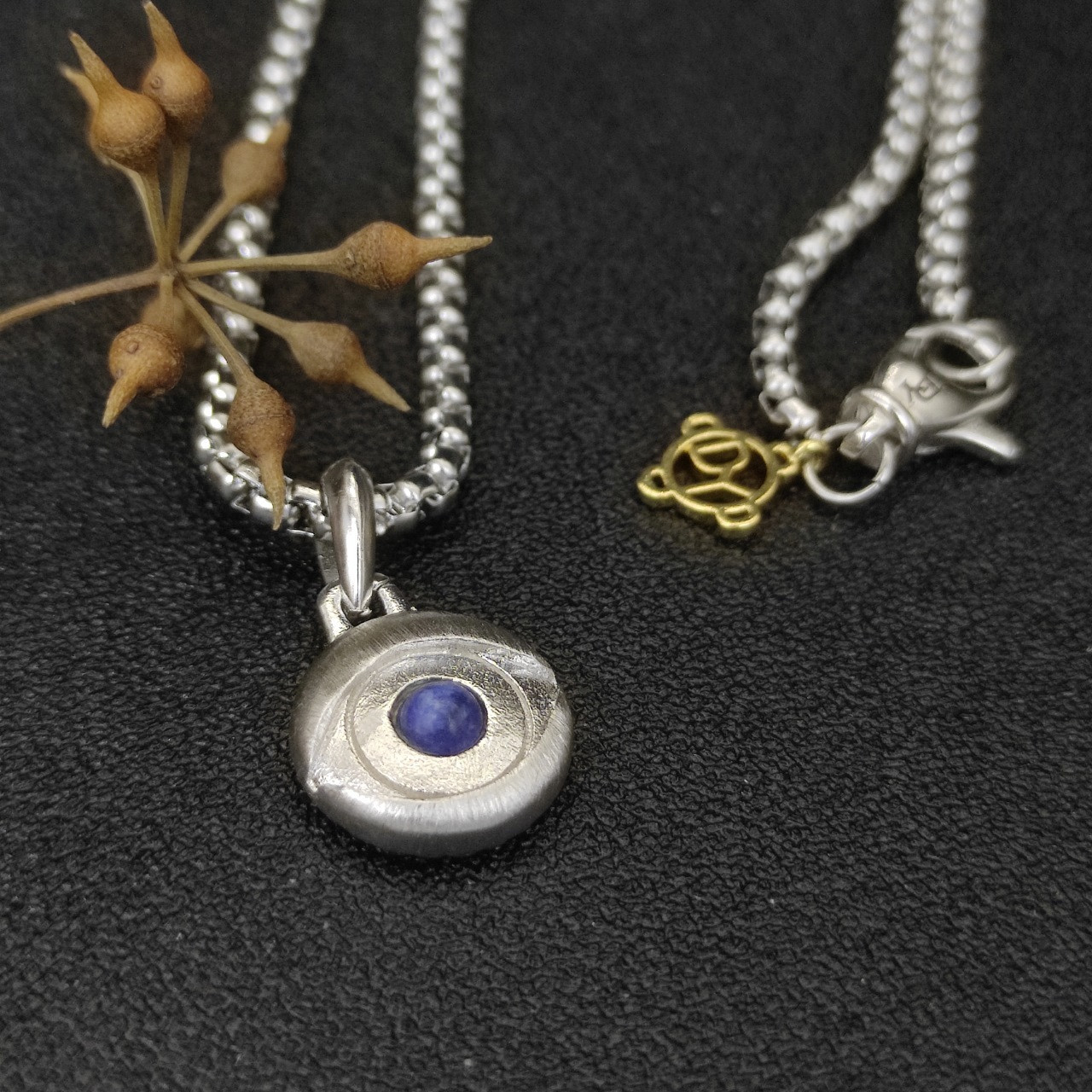 David Yurman evil eye Necklace(Chain length 50+5cm delay chain Chain thickness 3mm)