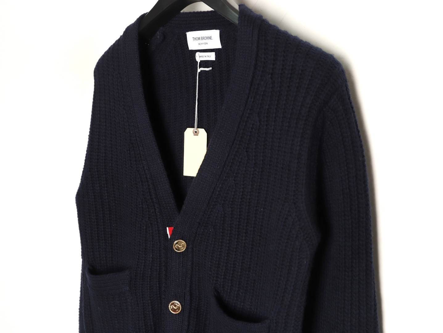 THOM BROWNE Wool Cardigan