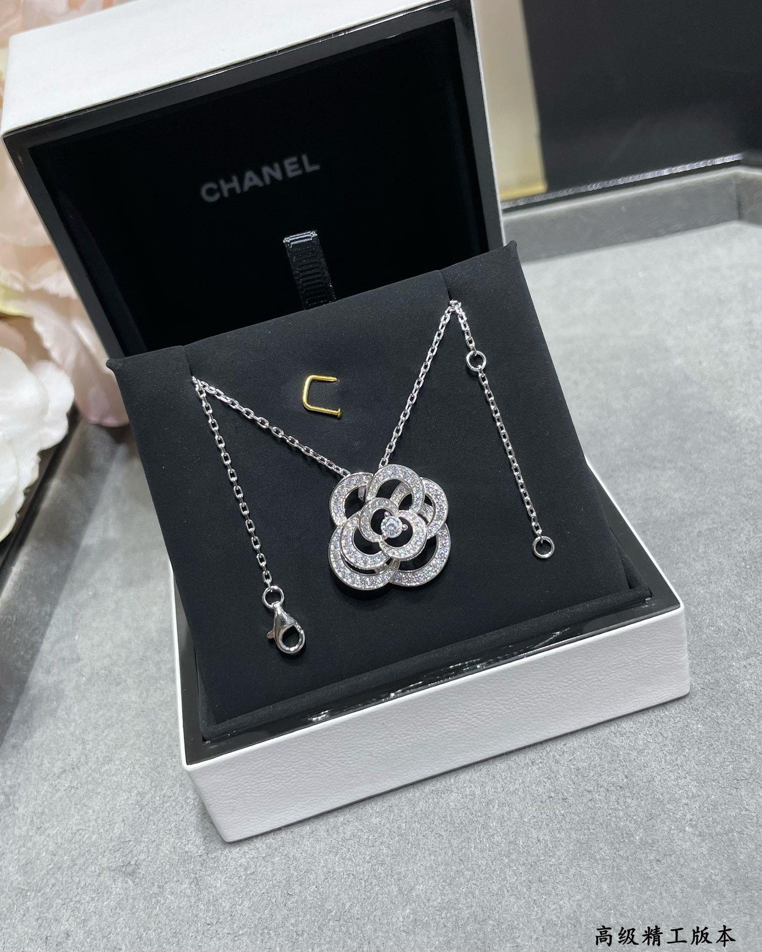 Ch**el Camellia Necklace