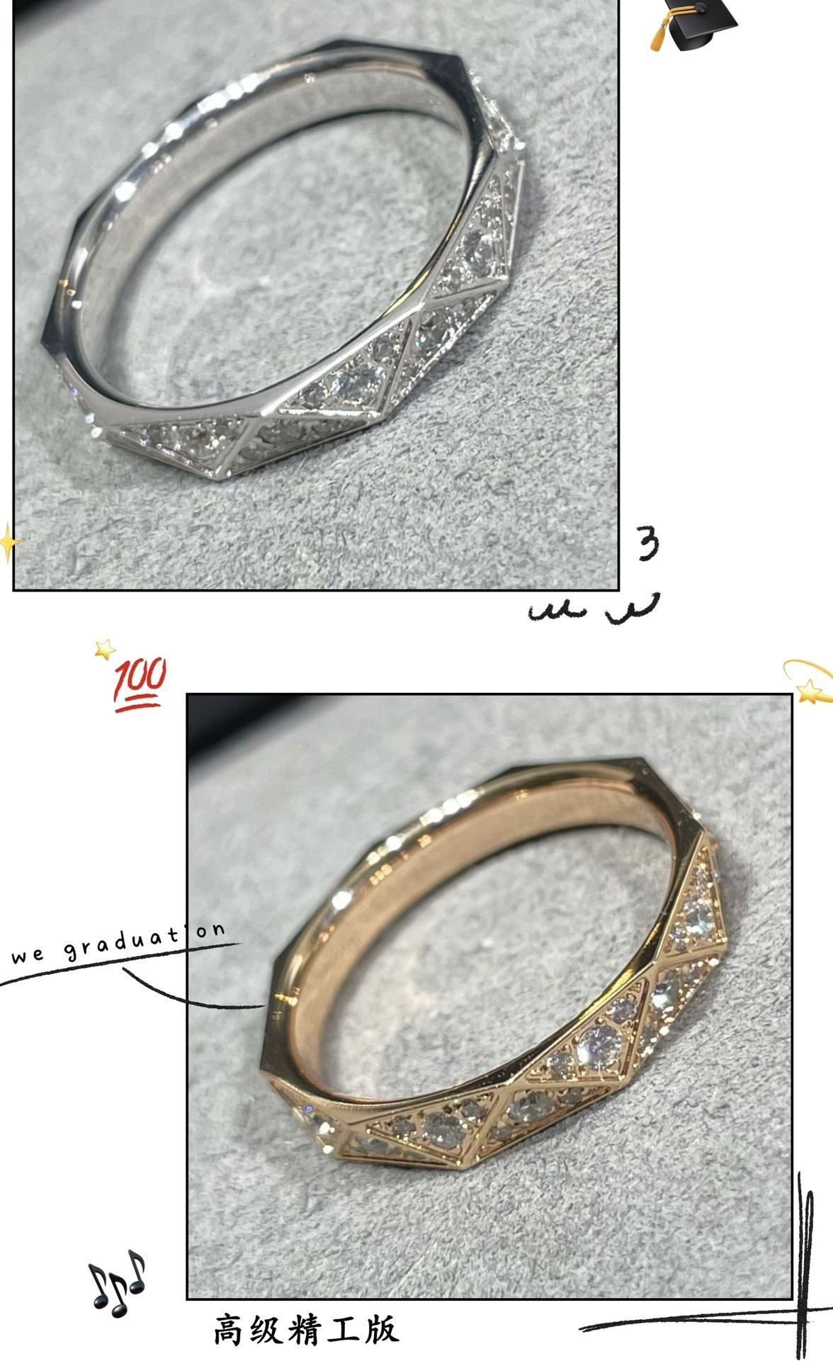 Graff D1am0nd-encrusted Rhombus Ring