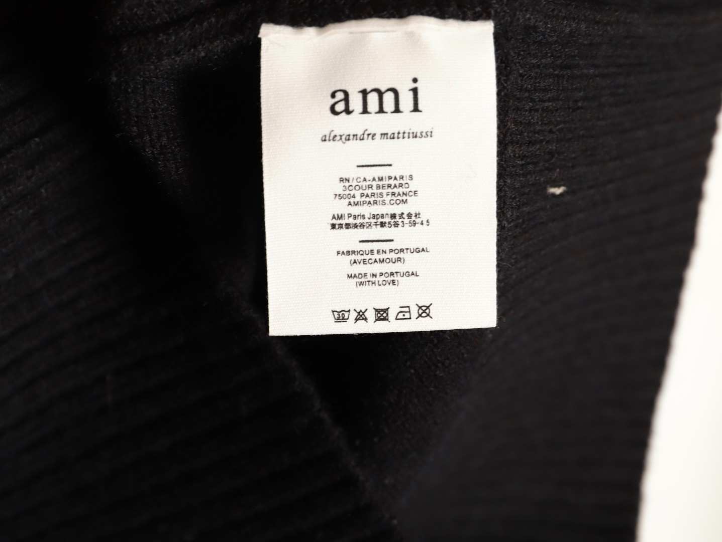 AMI PARIS Wool Cardigan Sweaters
