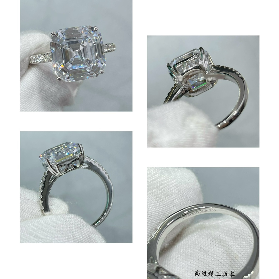 T*f*ny & Co. Solitaire D1am0nd Ring Ag925