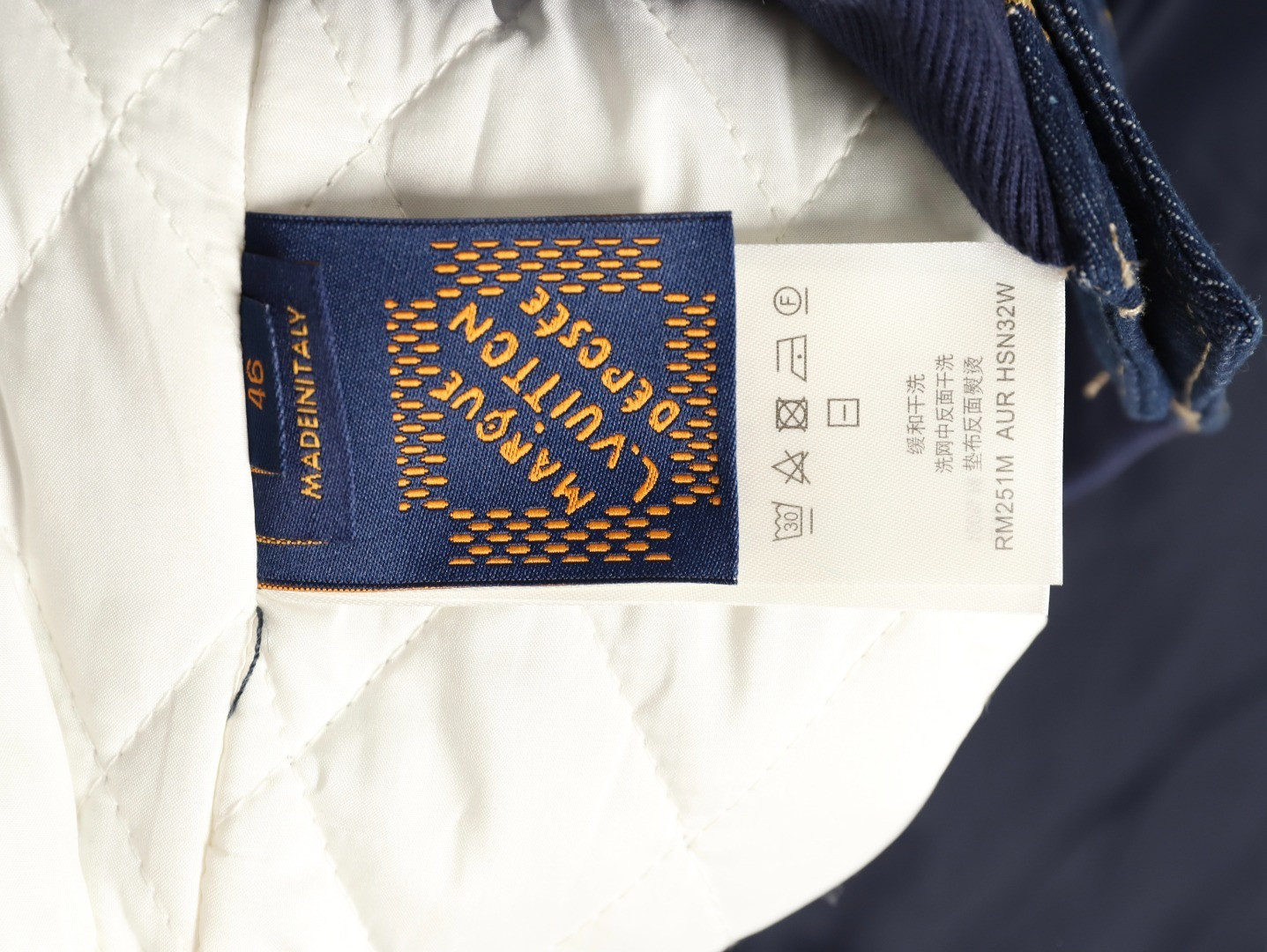 L0vis Vvtt0n LV Denim Padded jacket