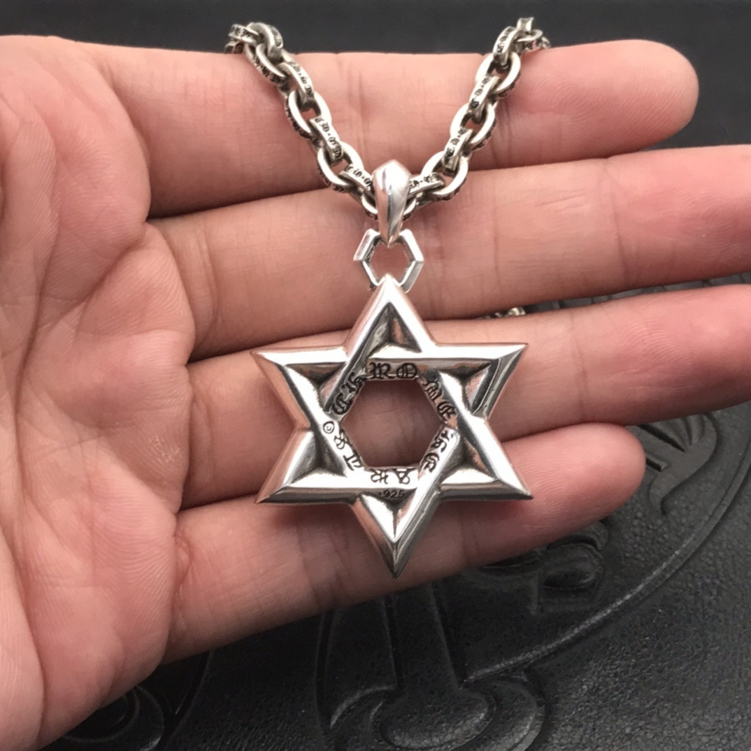 Ch*0me He**ts Hexagram Necklace