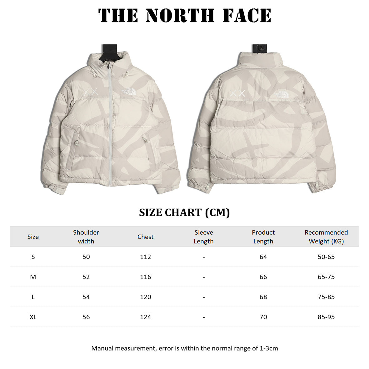 The North Face x Kaws Short Puffer jacket