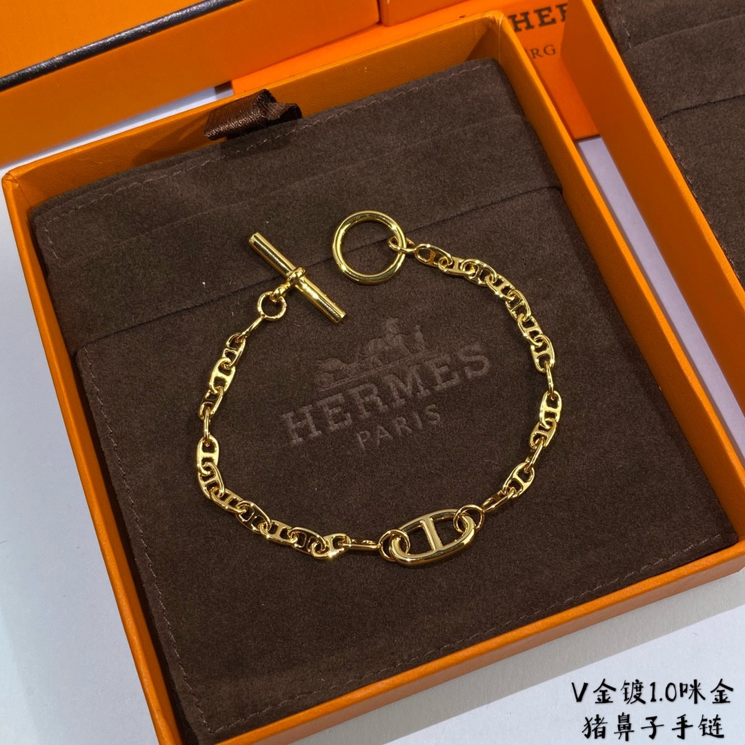 H**me5 Thick chain pig nose Bracelet