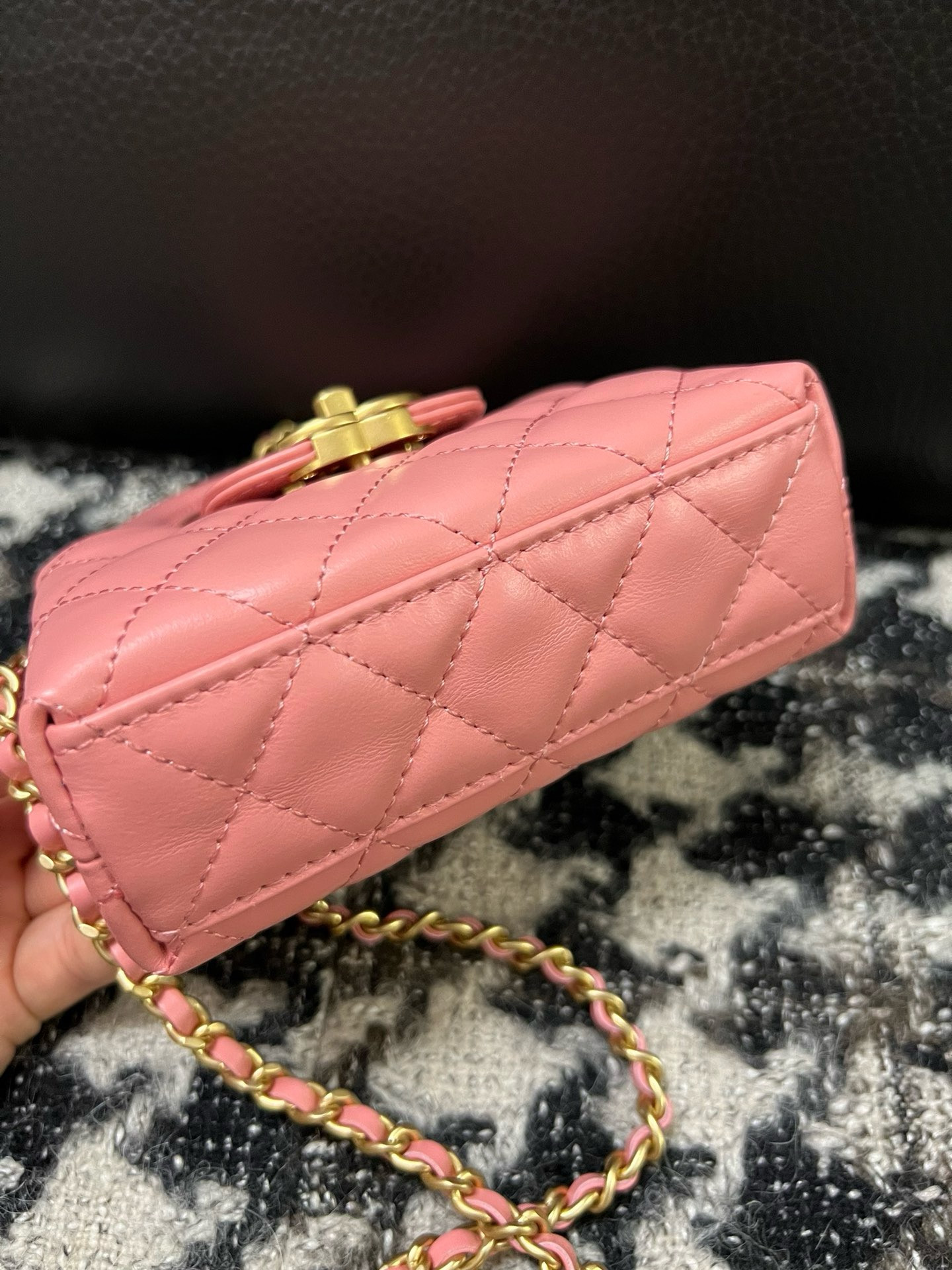 Ch**el Mini Kelly 8×12.5×4cm