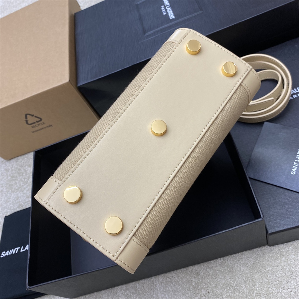 Y51 SAC DE JOUR NANO IN CANVAS HANDBAG