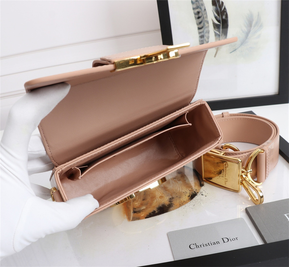 D10r 30 MONTAIGNE CHAIN BAG LIGHT PINK