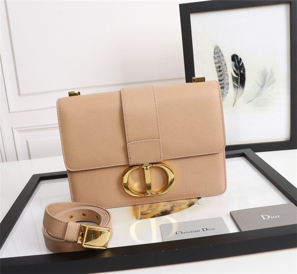 D10r 30 MONTAIGNE CHAIN BAG Grained Pink