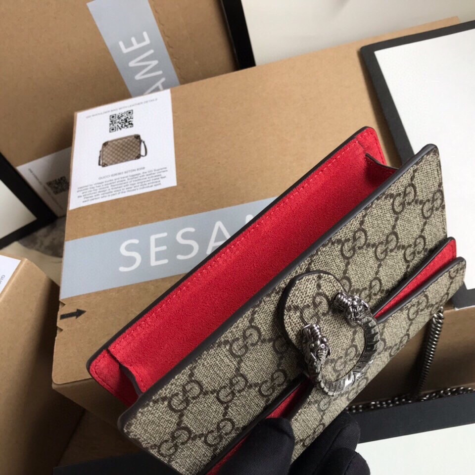 Gvc*1 DIONYSUS GG Svp*me S*pER MINI BAG 6.5"Wx3.9"Hx1.6"D