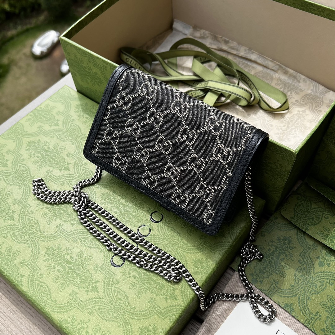 Gvc*1 DIONYSUS GG Svp*me S*pER MINI BAG 6.5"Wx3.9"Hx1.6"D